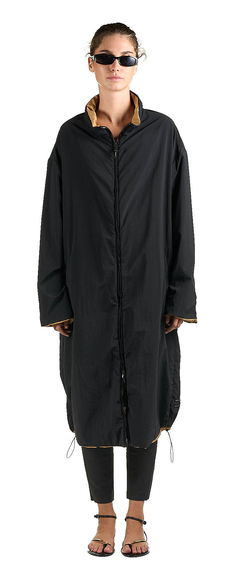 DANIELE BASTA LEATHER AND SILVER JACKET